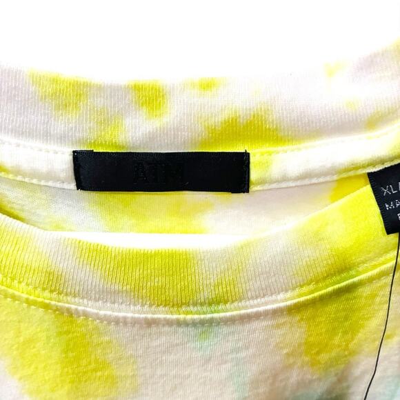ATM Anthony Thomas Melillo Tie-Dye Tank Top - Yellow and Blue Size:  XL - Picture 4 of 7